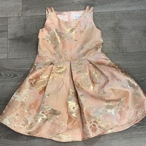 Pink and Gold Dress
